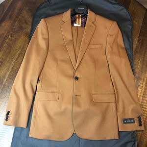 Express Camel Brown Suit